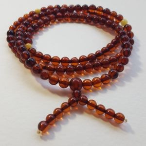 Mala beads Baltic Amber